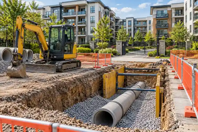 Konut sitesi: altyapı yenileme; arka planda ilgili yapının görüldüğü temsili görsel